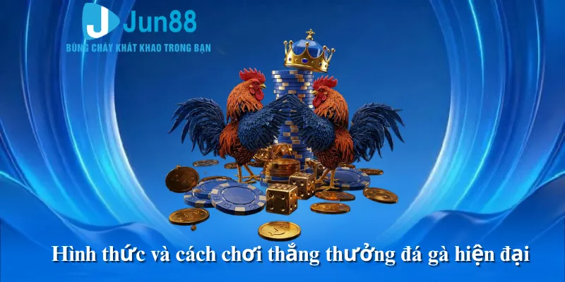 Hình thức và cách chơi thắng thưởng đá gà hiện đại